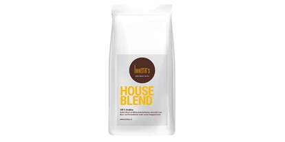 Händler - Preding (Preding) - Houseblend 100% Arabica, Runder Blend mit Milchschokoladenoten, unterstützt von Nuss- und Karamellnoten sowie zarten Orangenaromen. - Barista’s Kaffee 