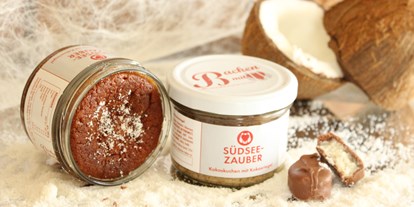 Händler - nachhaltige Verpackung - Südseezauber
Kokoskuchen mit Koskosriegel - Backen mit Herz e.U.