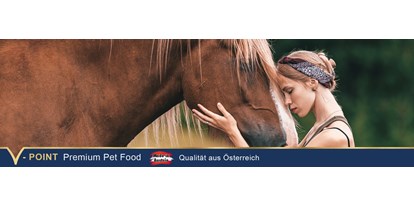 Händler - Steiermark - STARKE NERVEN für dein Pferd

Natürliche Hilfe gegen Stress, Anspannung, Nervosität und Angst. Fördere Ruhe, Gelassenheit und Konzentration – Wirksame Hilfe aus der Natur! - V-POINT premium pet food GmbH