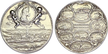 Händler - digitale Lieferung: Telefongespräch - Salzburg - Medaille Römisch Deutsches Reich Habsburg von 1668 - Halbedel Münzen & Medaillen GmbH.