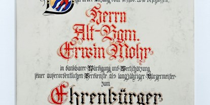 Händler - Art der erstellten Produkte: Kunst - Heraldik Atelier Werkstätte für Kalligraphie und Heraldik