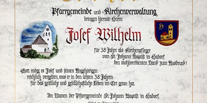 Händler - Selbstabholung - Heraldik Atelier Werkstätte für Kalligraphie und Heraldik