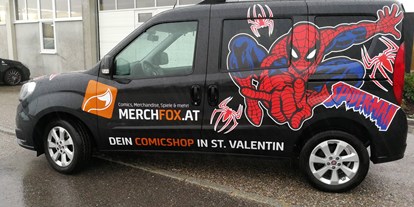 Händler - Österreich - Unser Superheldenmobil! :D - Merchfox Comic Shop
