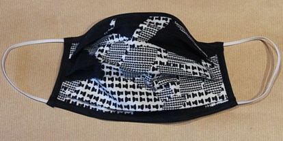 Händler - Art der erstellten Produkte: Kleidung - NMS-Maske Hahnentritt - urban // collection - Trendmode aus dem Vulkanland