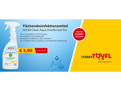 Händler - Produkt-Kategorie: DIY und Bastelzubehör - Steiermark - Unser Desinfektionsmittel - FarbenToyfl