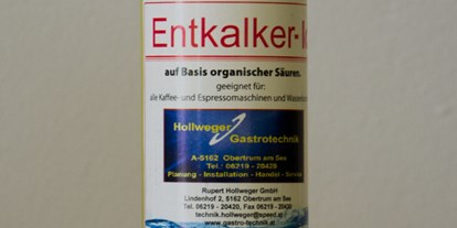 Händler - Obertrum am See - Entkalker - Rupert Hollweger GmbH - Kassen & Schanksysteme