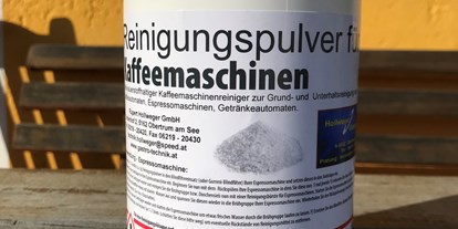 Händler - Produkt-Kategorie: Elektronik und Technik - Salzburg - Reinigungspulver für Kaffeemaschinen - Rupert Hollweger GmbH - Kassen & Schanksysteme