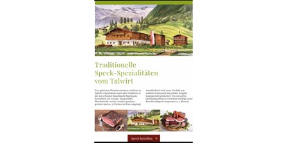 Händler - Unternehmens-Kategorie: Gastronomie - Salzburg - Talwirt im Nationalpark