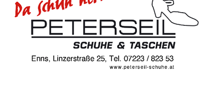 Händler - Produkt-Kategorie: Schuhe und Lederwaren - Oberösterreich - Logo - Peterseil Schuhe und Taschen