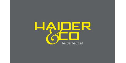 Händler - Art des Betriebes: Sonstiges - Haider & Co Hochbau und Tiefbau - Haider & Co Hochbau und Tiefbau