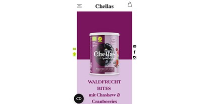 Händler - Art des Vertriebs: zertifizierte Vertriebspartner - CHELLAS // organic snacking (MAIAS OG)