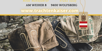 Händler - Zahlungsmöglichkeiten: Bar - Trachten Kaiser Mode Manufaktur - TRACHTEN KAISER Mode Manufaktur