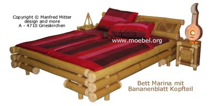 Händler - Wels (Wels) - Bambusbetten, Lattenroste u. a. Bambusmöbel

https://www.moebel.org/bambusbetten.htm
 - Mitter - design and more