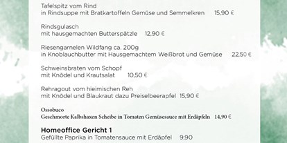 Händler - Unternehmens-Kategorie: Gastronomie - Oberösterreich - Aktuelle Speisekarte auf www.hitzl.at - Wirtshaus zur Westbahn