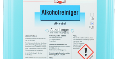 Händler - bevorzugter Kontakt: per Fax - Oberösterreich - Alkoholreiniger - Anzenberger Prod.- und Handels GesmbH