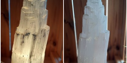 Händler - Produkt-Kategorie: Küche und Haushalt - Salzburg - 027 Bergkristall Lampe. 33cm hoch €75  - Galerie der Sinne - Mattsee