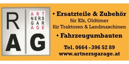 Händler - Unternehmens-Kategorie: Handwerker - Salzburg - artnersgarage - Ralph Artner