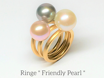 ATELIER 4 Produkt-Beispiele Ringe " Friendly Pearl "