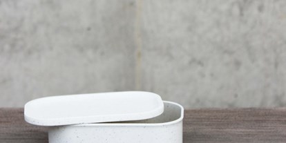 Händler - Nachhaltige Seifendose - Seifendose aus Zuckerrohr - creme/weiß
