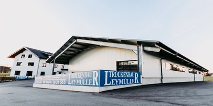 Händler - Unser neu errichtete Betriebstätte. Lagerhalle mit Bürogebäude. - Trockenbau Leymüller GmbH 